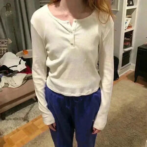 H & M Divided brand cute long sleeve shirt size medium.